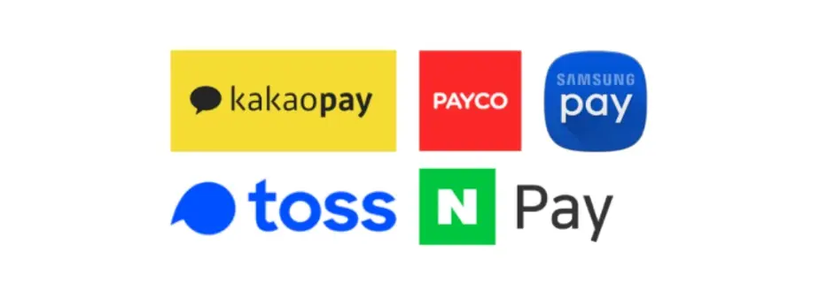 Toss / Kakao / Naver / Payco / Samsung