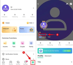 iOS से Android पर स्विच करने के बाद समान अकाउंट पर Yoyo Coins टॉप अप करें