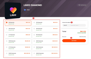 Best value Likee diamond packs: How pack tiers and checkout fees affect your rate