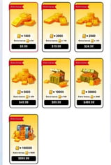 วิธีการสั่งซื้อซ้ำสำหรับการเติมเงิน Gold Blocks ใน Top War จากประวัติการสั่งซื้อ