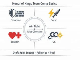 Honor of Kings 최고의 팀 조합 2026: 랭크 게임에서 실제로 승리하는 밴픽 논리
