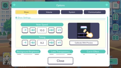 Cómo cambiar la velocidad de las notas en Colorful Stage para lograr Full Combos
