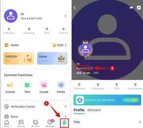iOS से Android पर स्विच करने के बाद समान अकाउंट पर Yoyo Coins टॉप अप करें