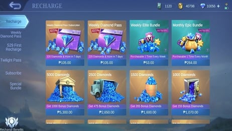 How to Top Up Mobile Legends: Bang Bang Diamonds for Sending Live Stream Gifts?