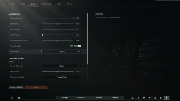 Arena Breakout Infinite Audio Settings to Hear Footsteps Clearly