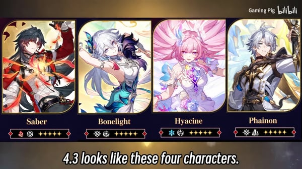 Honkai: Star Rail 4.3 až 4.4: Plánování tahů: Mortenax Blade, Himeko Nova a Fate kolaborace