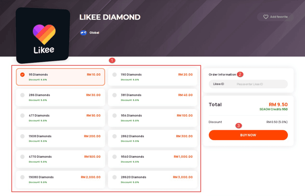 Die lohnendsten Likee-Diamanten-Pakete: Wie sich Paketstufen und Checkout-Gebühren auf deinen Kurs auswirken