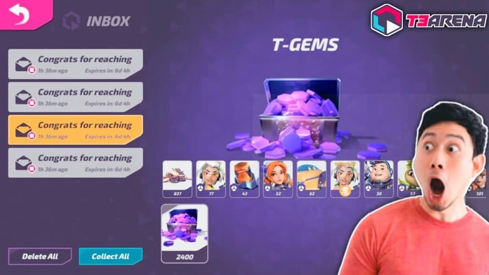 كيفية شحن T Gems في T3 Arena لحساب صديق (التحقق من UID أولاً)