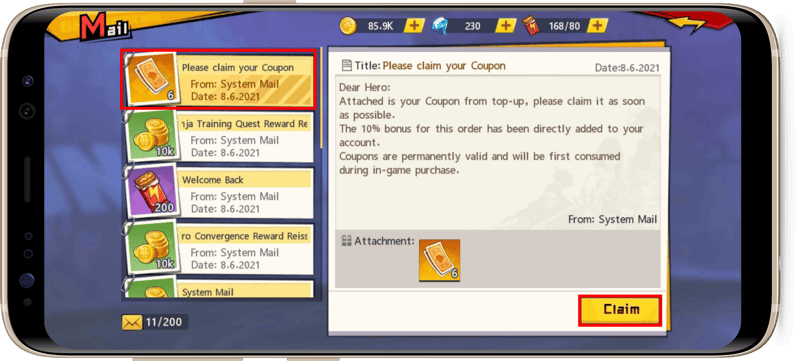 One Punch Man The Strongest coupons niet ontvangen? Zo los je het direct op