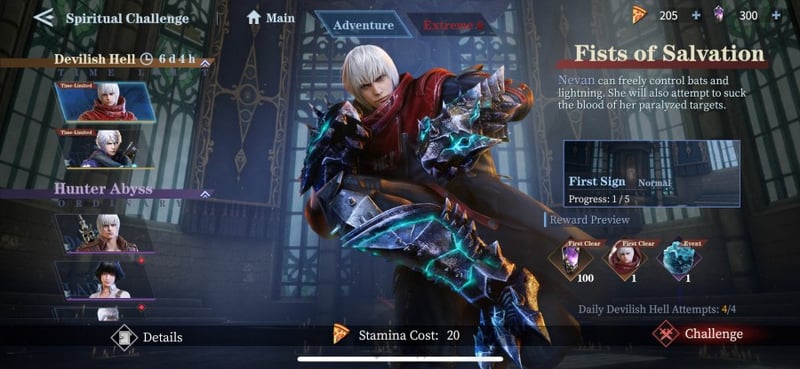 Cronograma de Eventos e Guia de Banners de Devil May Cry Peak of Combat