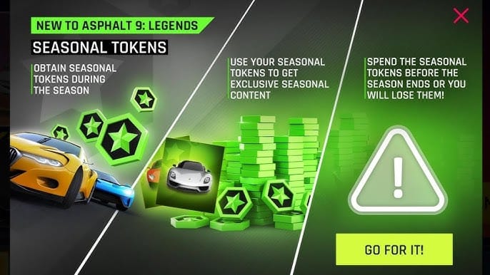 Daftar periksa keamanan untuk metode isi ulang Token Asphalt 9: Legends