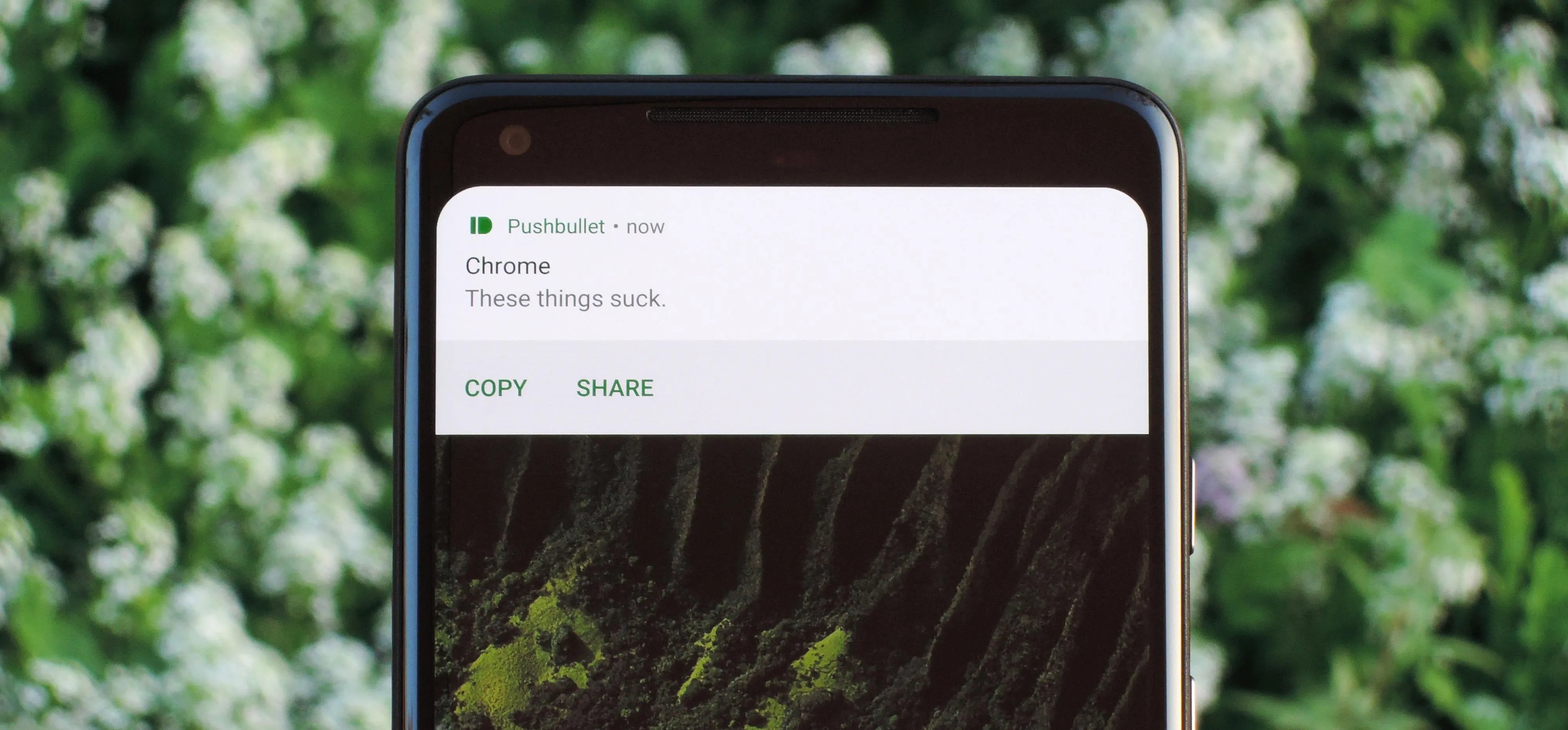 Android Alerting channel settings with pop on screen enabled