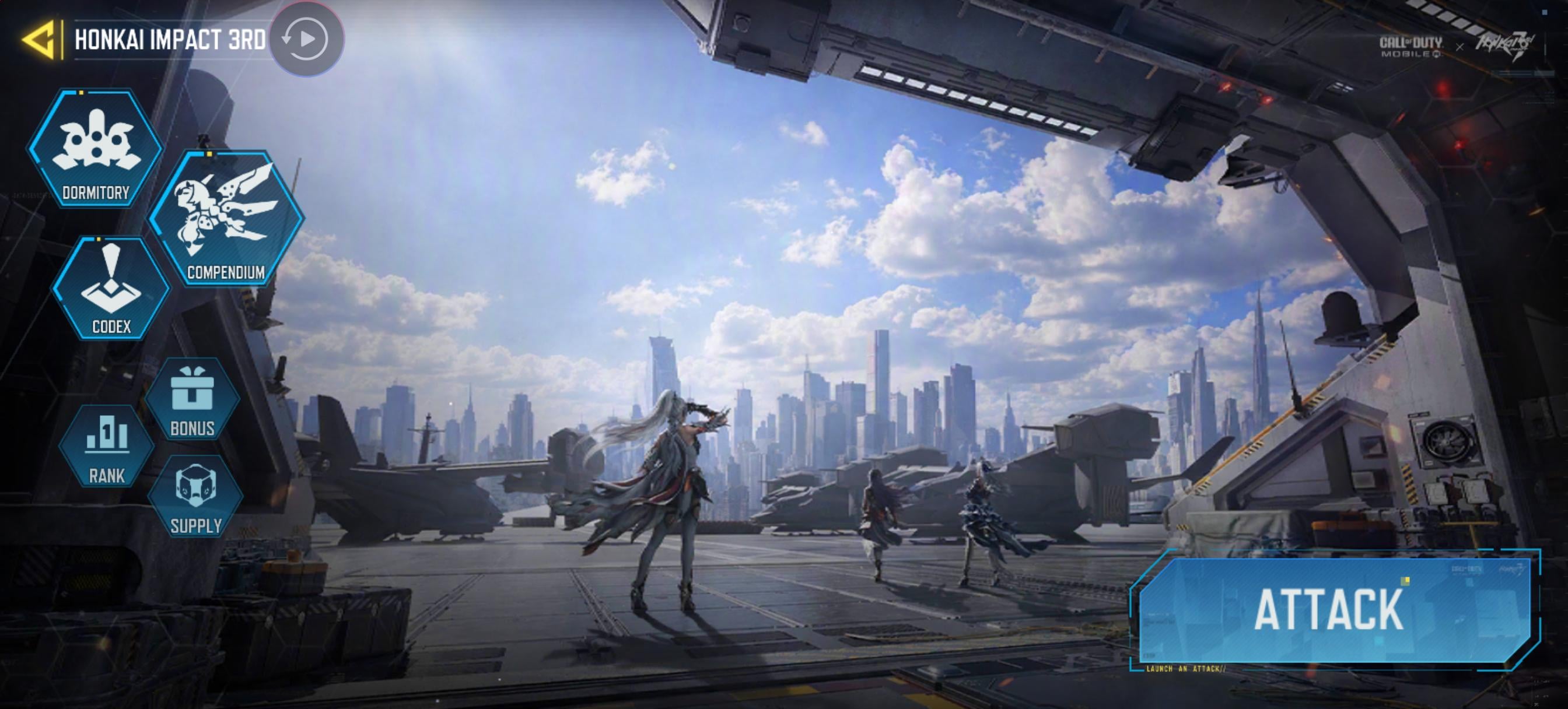 Antarmuka jalur hadiah Vanguard Battle Pass Honkai Impact 3rd