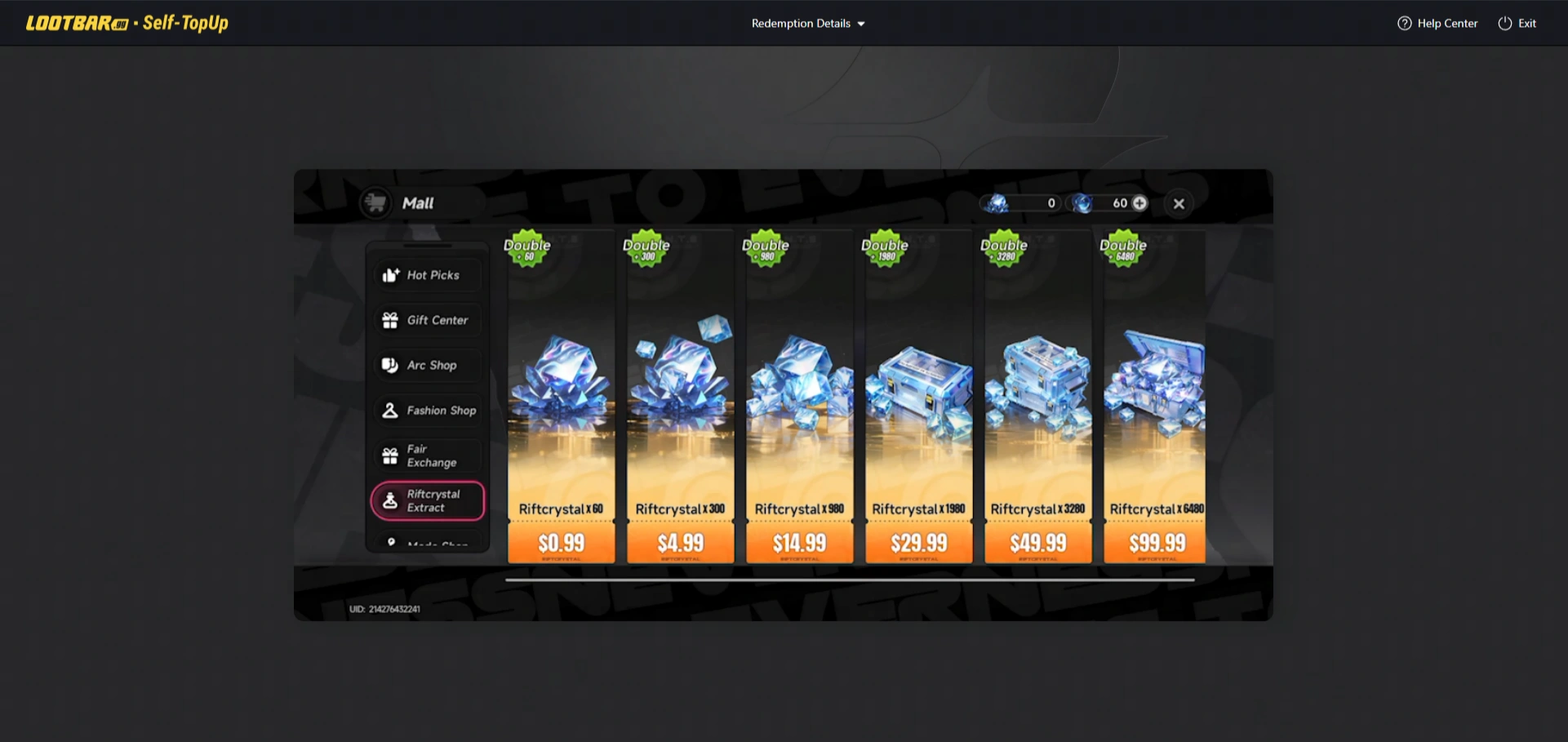 Neverness to Everness (NTE) Top Up - via Login guide image