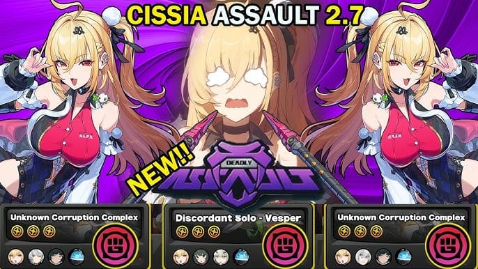 تشكيلة فريق Cissia في المعركة في Zenless Zone Zero