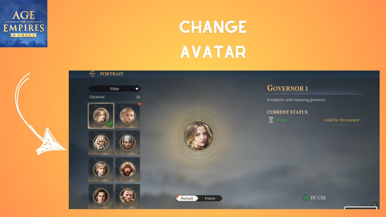 Age of Empires Mobile player profile showing numeric Player ID and Era server designation