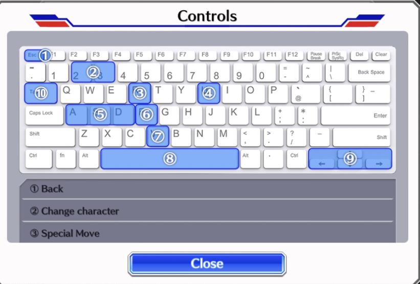 Rekomendasi konfigurasi keybind keyboard dan gamepad untuk Bleach Soul Resonance