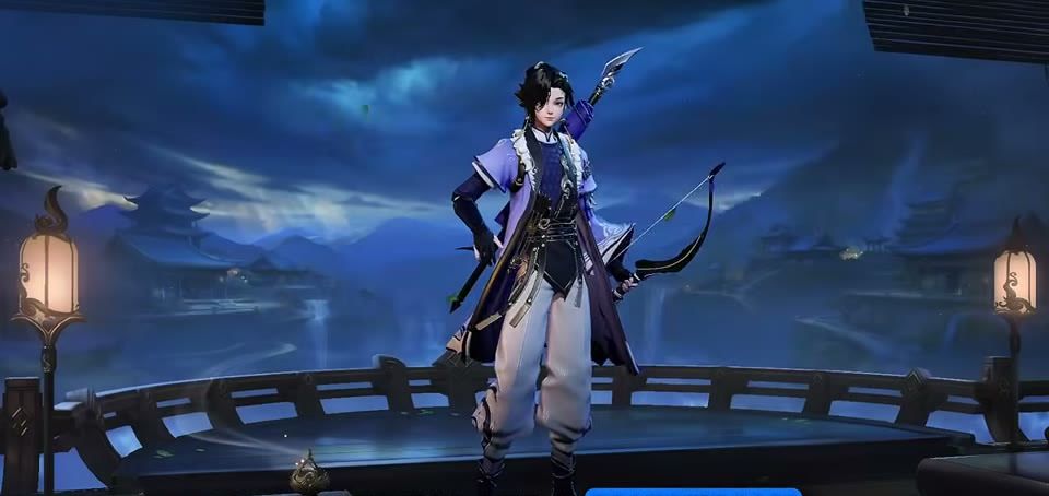 Reka bentuk busur marksman Lorong Emas Sun Quan untuk Honor of Kings