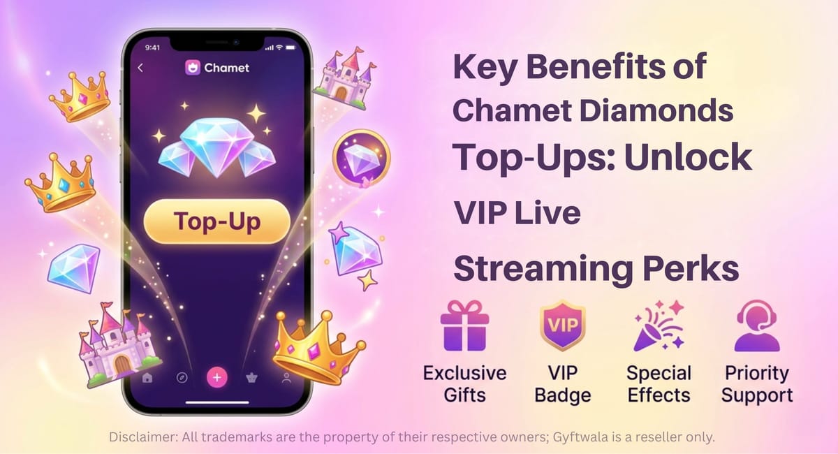 Chamet 鑽石直播與觀眾送禮畫面