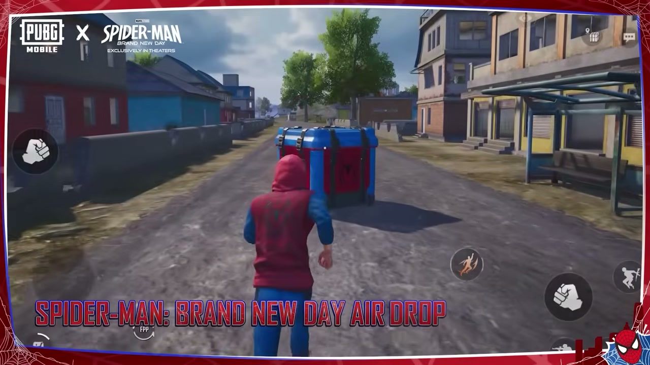 Rifornimento aereo Brand New Day di Spider-Man su Erangel