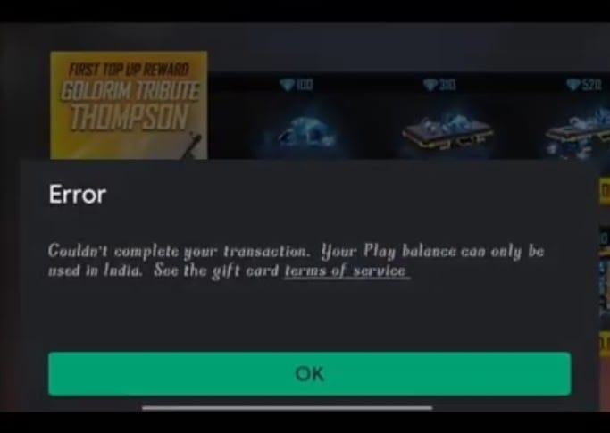 Free Fire MAX Diamonds top-up error prevention guide