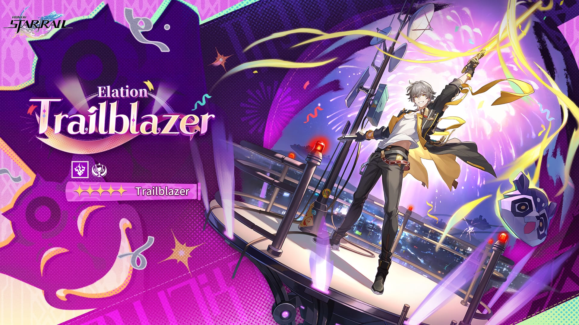 Elation Trailblazer character artwork from Honkai: Star Rail