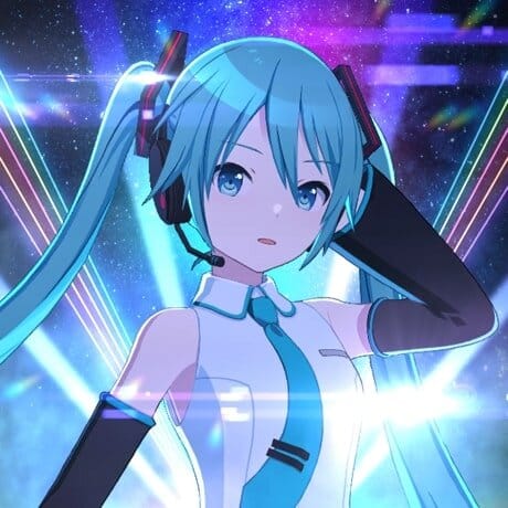 Apple App Store 或 Google Play 中 Hatsune Miku Colorful Stage 水晶購買的付款收據或訂單記錄檢視範例。