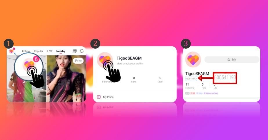 How to find your Likee ID / User ID in the Likee app
