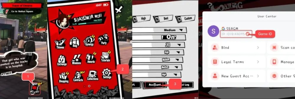 Hoe vind je je Persona 5: The Phantom X Cognition Crystals UID