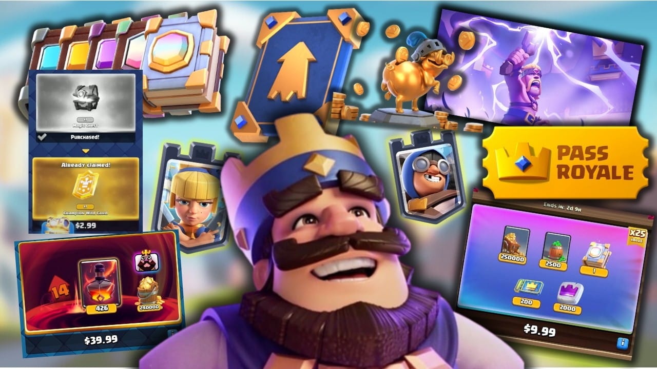 หน้าจอชำระเงินของ Clash Royale สำหรับการเติมอัญมณีอย่างปลอดภัย