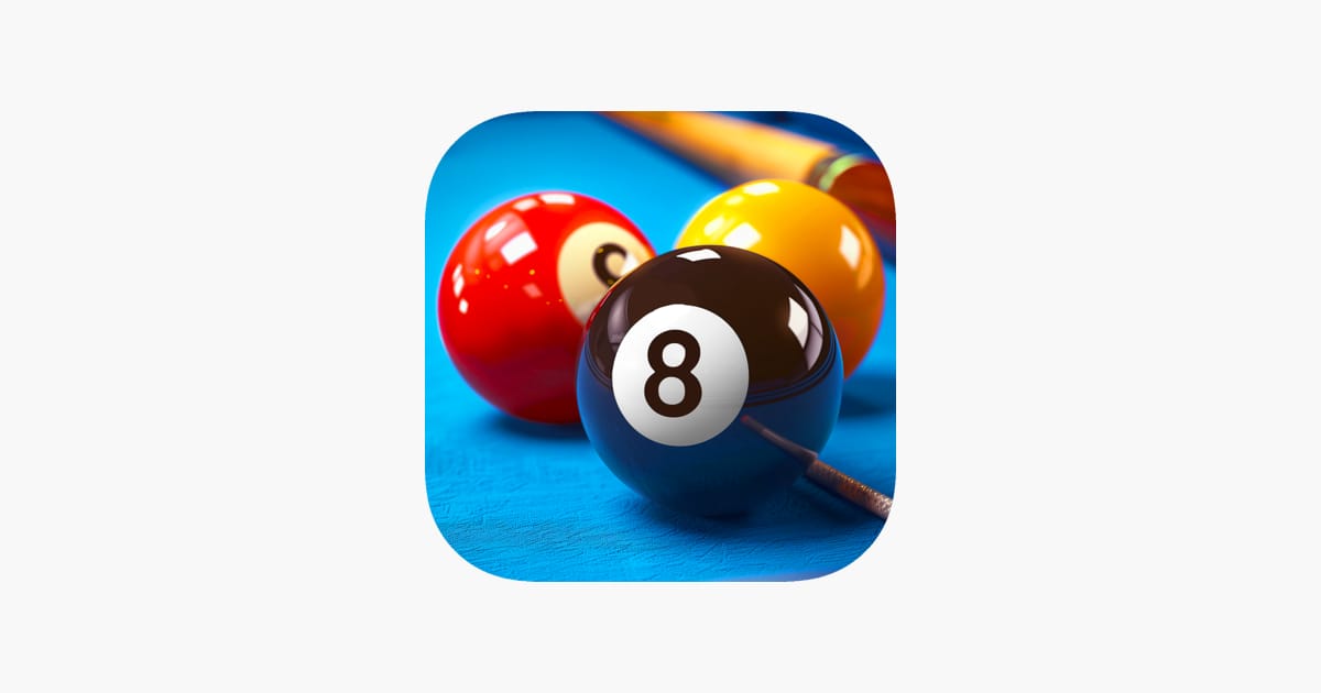 Ekran wsparcia Apple lub App Store dotyczący naprawy niskiego salda podczas doładowania monet 8 Ball Pool