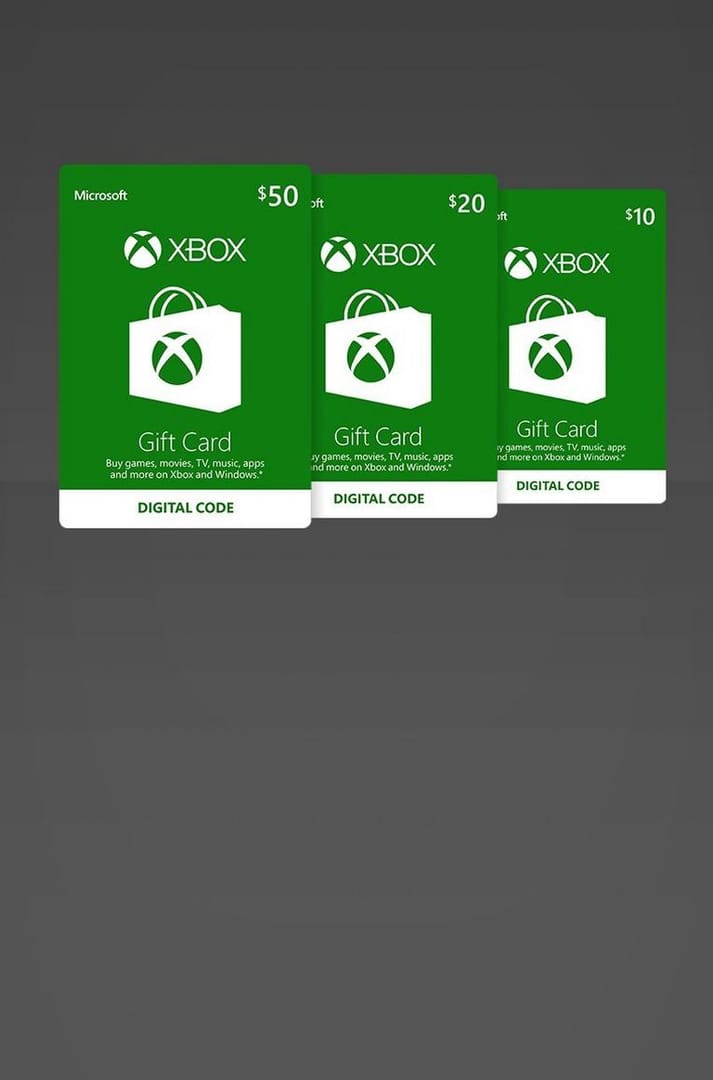 Tabela comparativa de opções de cartão-presente Xbox para jogadores de Fable