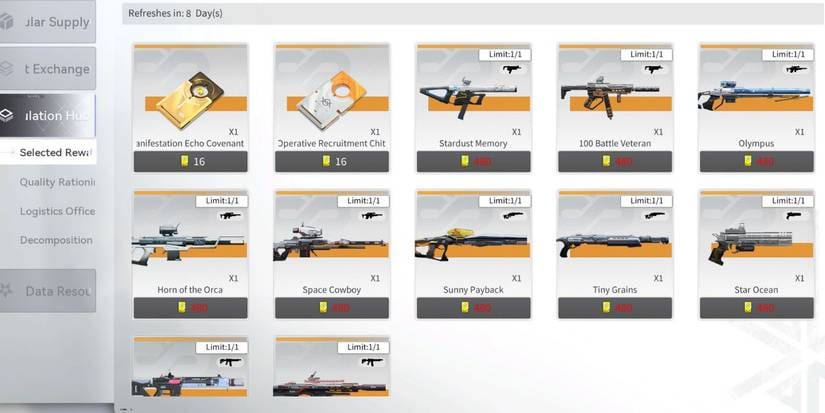 Snowbreak Containment Zone mailbox reward collection interface