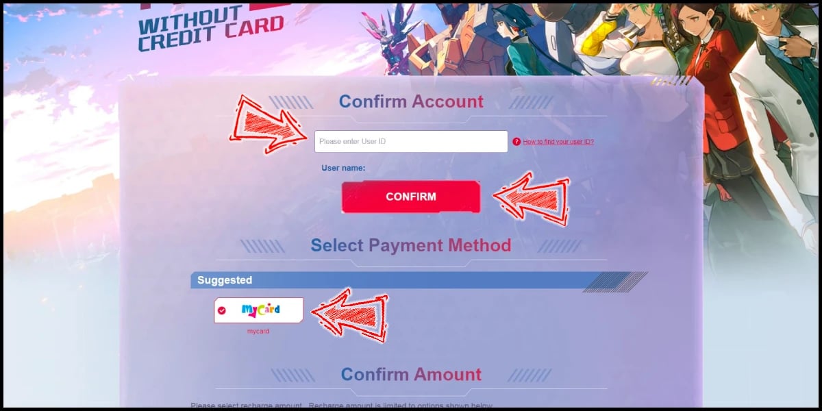 Mycard(TW) UID 확인 방법