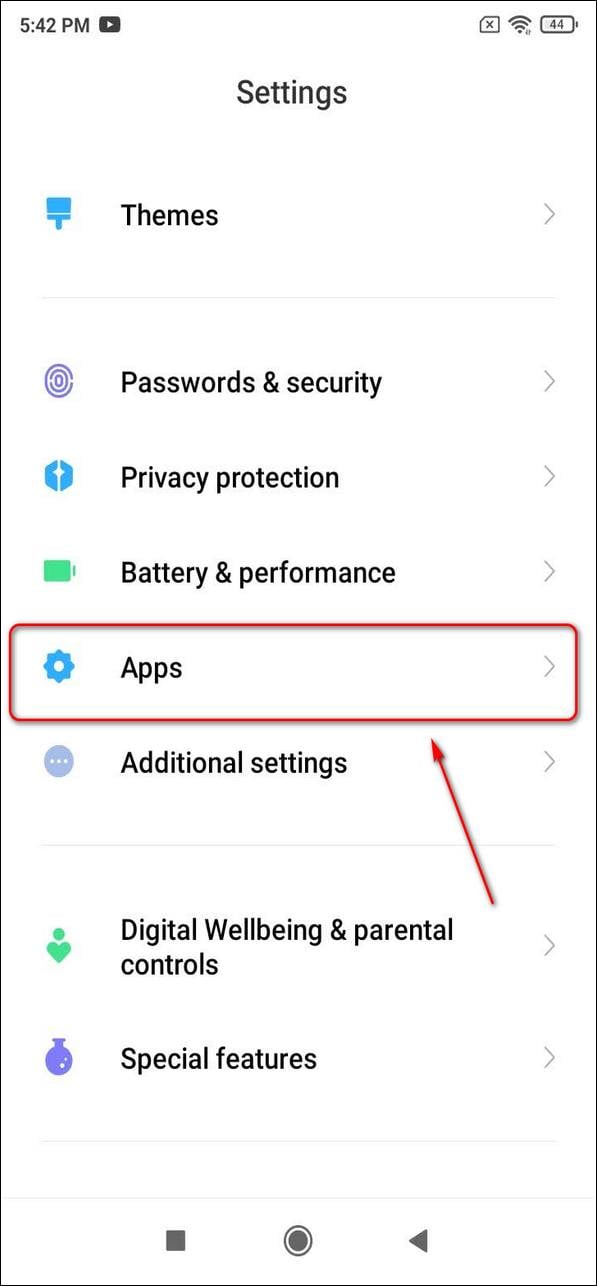 Menghapus cache dan penyimpanan aplikasi di pengaturan Android untuk memperbaiki crash saat peluncuran