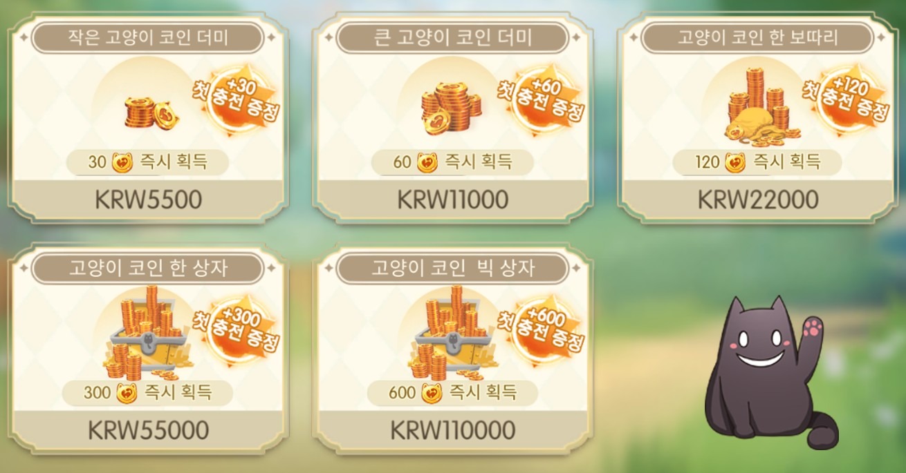 라그나로크M 60개 빅캣 코인 패키지 아이콘