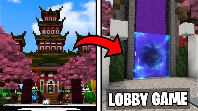 Blockman Go mini game lobby showcasing Bed Wars and Egg Wars game modes