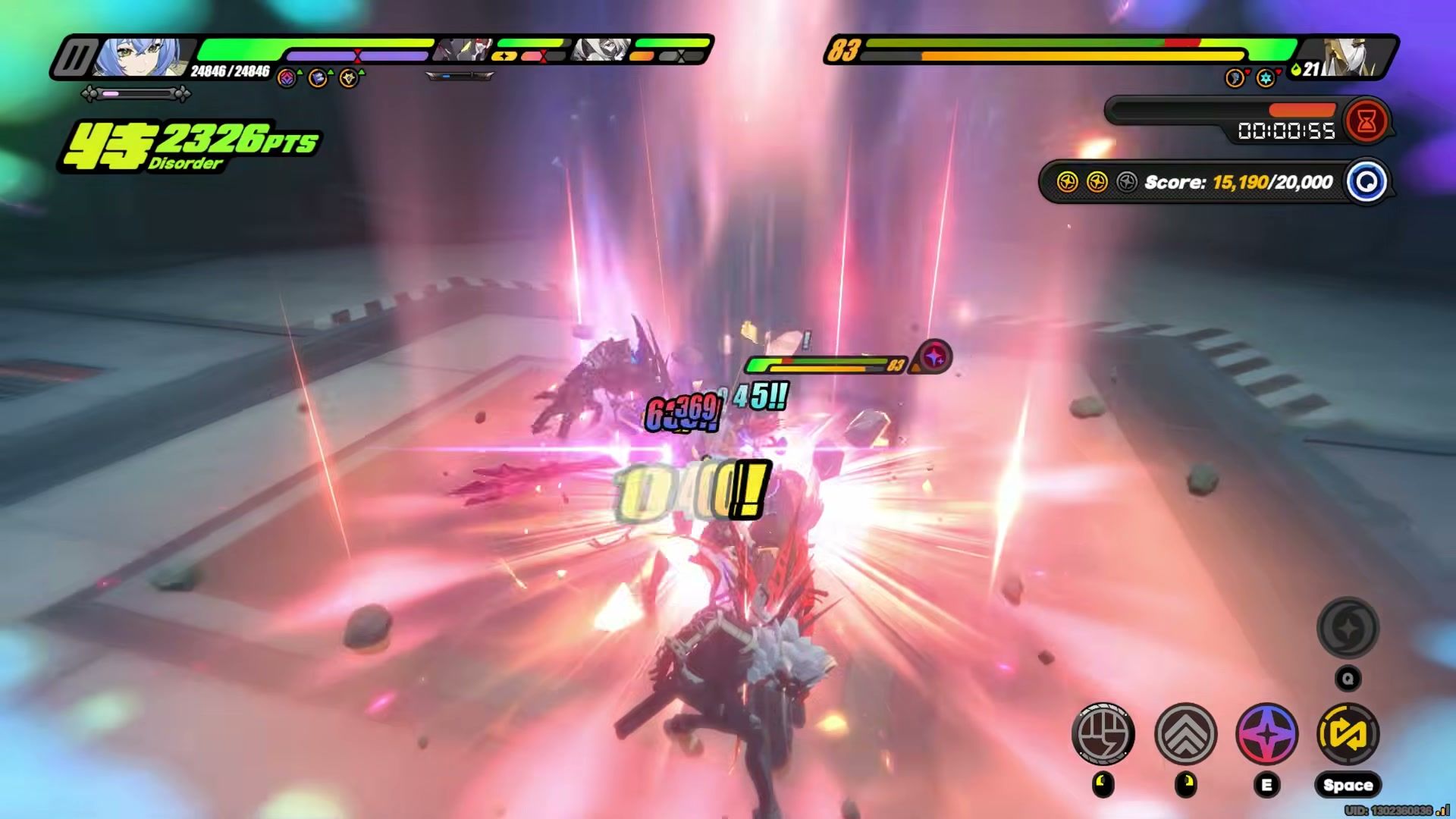 การต่อสู้ของทีม Lucia Rupture ในฐานะ Ether Support ของ Zenless Zone Zero