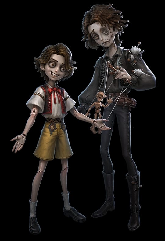 Puppeteer हंटर चरित्र कलाकृति Identity V Echoes