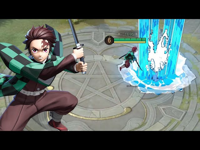 『決戦！平安京』5v5マッチで活躍するS+ティアの侍・竈門炭治郎