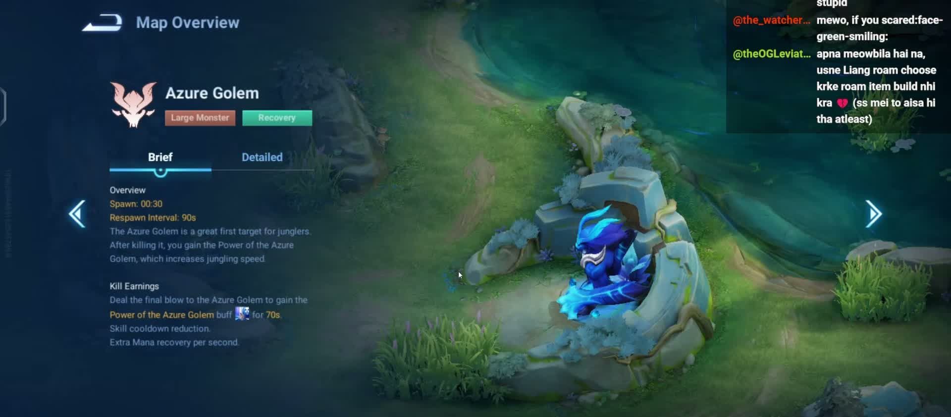 Honor of Kings Karten-Guide Azure Golem blauer Buff Abklingzeit