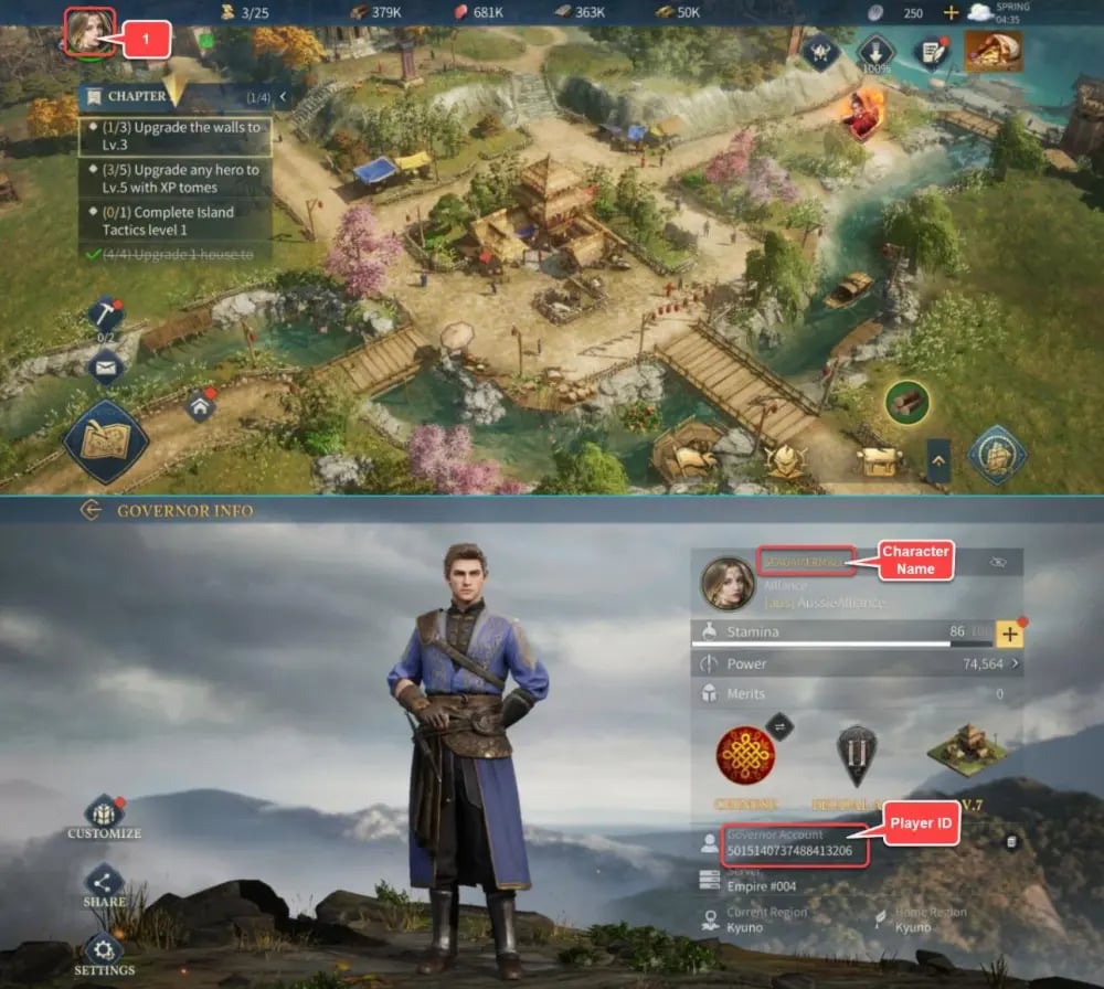 Cómo encontrar tu UID de Empire Coins de Age of Empires Mobile