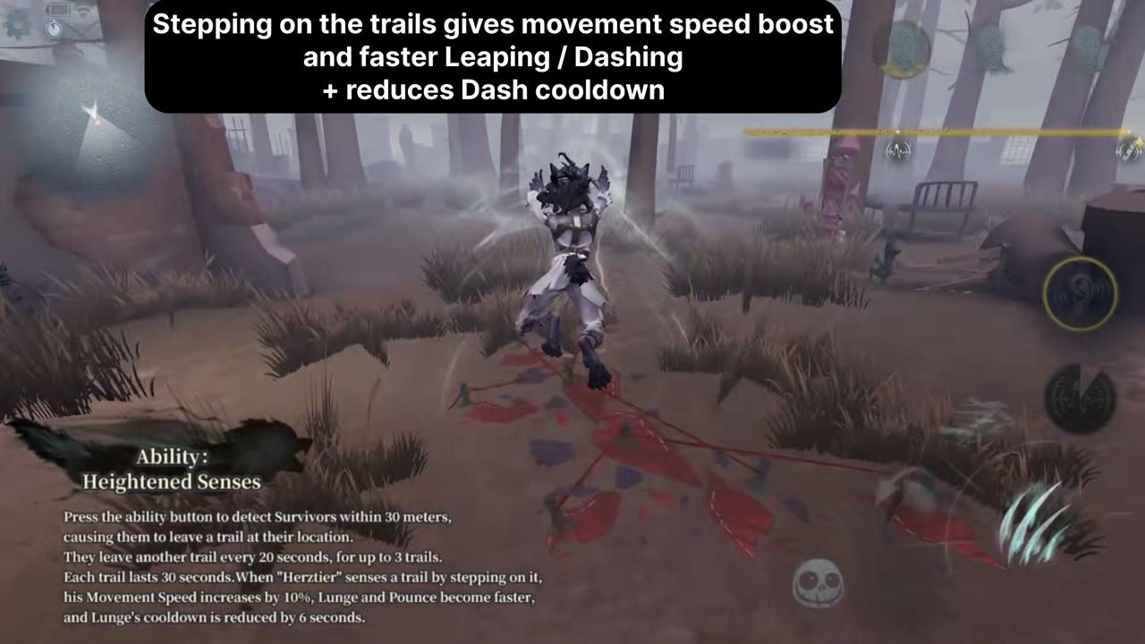 Identity V Herztier Heightened Senses trail
