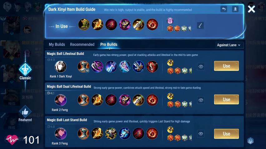 Li Xin build options