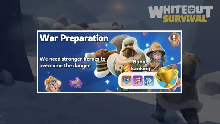 Whiteout Survival in-game shop screen showing event packs and bundle options