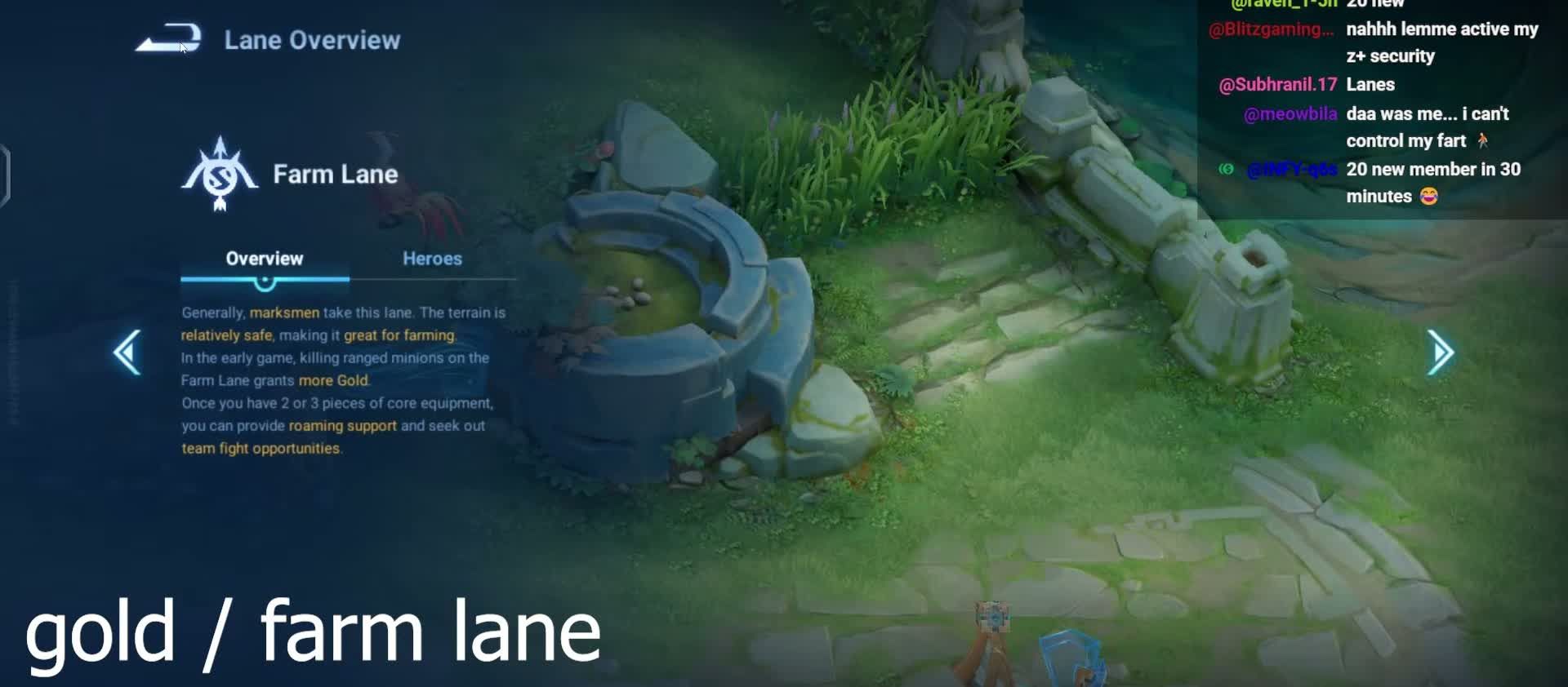 Honor of Kings Karten-Guide Farm Lane Gold-Vorteil für Schützen