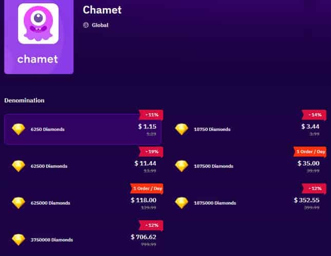 Chamet 鑽石推薦指南步驟圖解