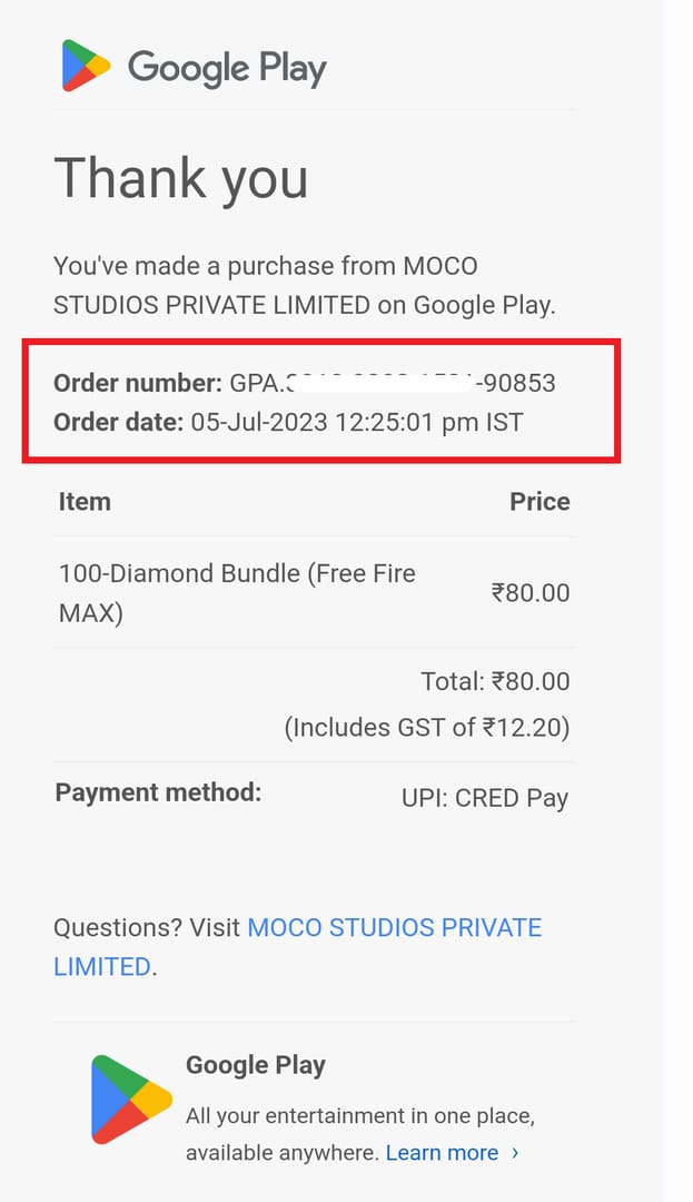 Free Fire MAX Diamonds रसीद, UID, ऑर्डर आईडी, और सहायता साक्ष्य चेकलिस्ट दिखाने वाली गाइड छवि
