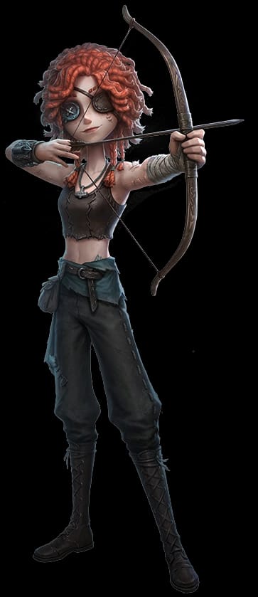 Arte do personagem sobrevivente Archer de Identity V Echoes