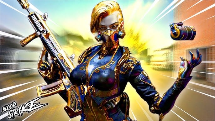 Персонаж Nova из Blood Strike, топовый герой для контроля пространства с автоматом KAG-6.